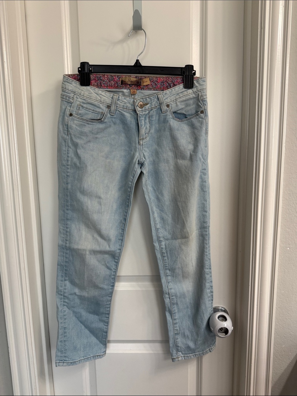 Paige Venus Light Wash Women’s Jeans - Casual Straight Leg